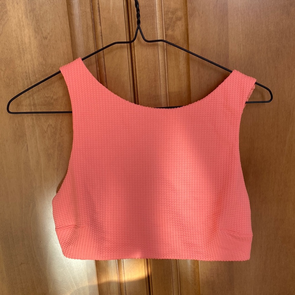 Aerie Coral Bikini Top